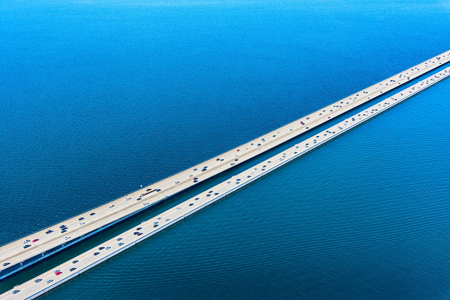 Interstate 90, USA, une route très longue aux USA
